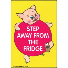Step Away from the Fridge - Refrigerator Magnet